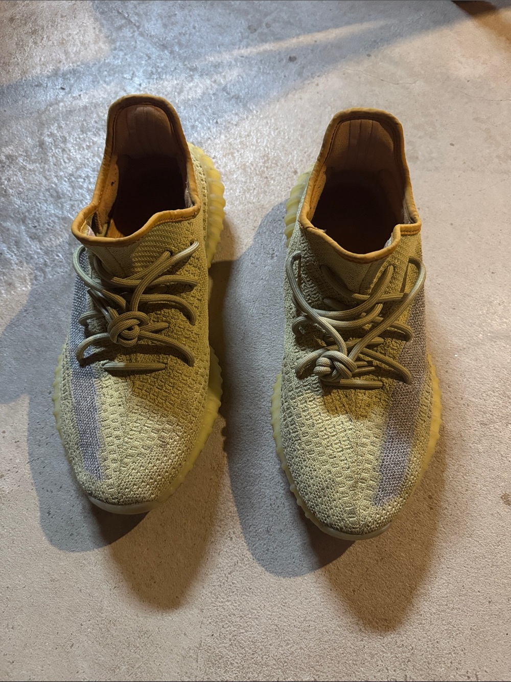 Yeezy Boost Low-Top Sneakers in Yellow